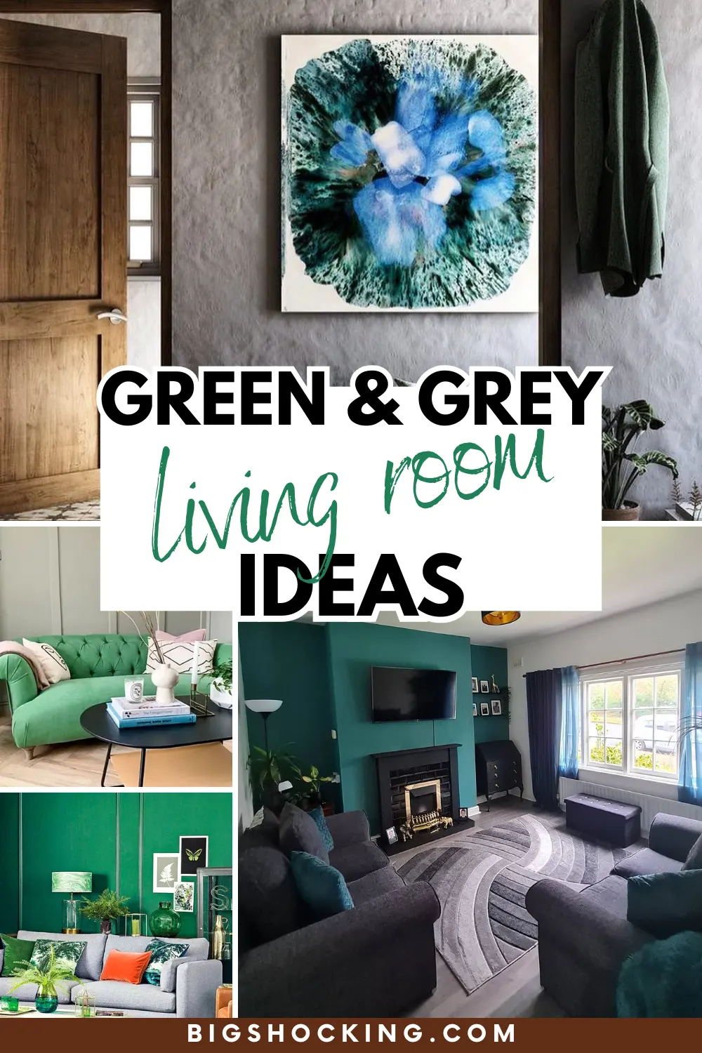 44 Green And Grey Living Room Ideas That Feel Fresh