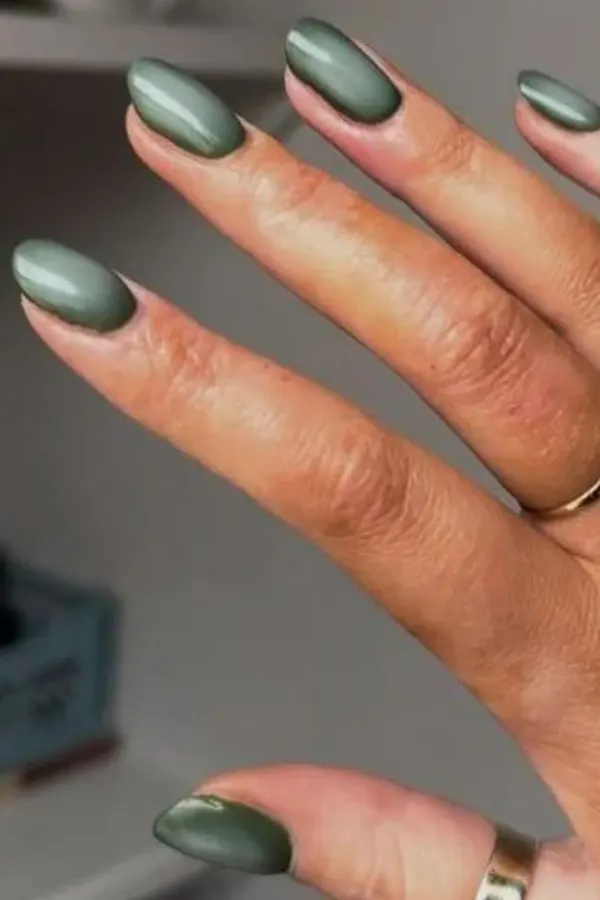 Green Glow Nails