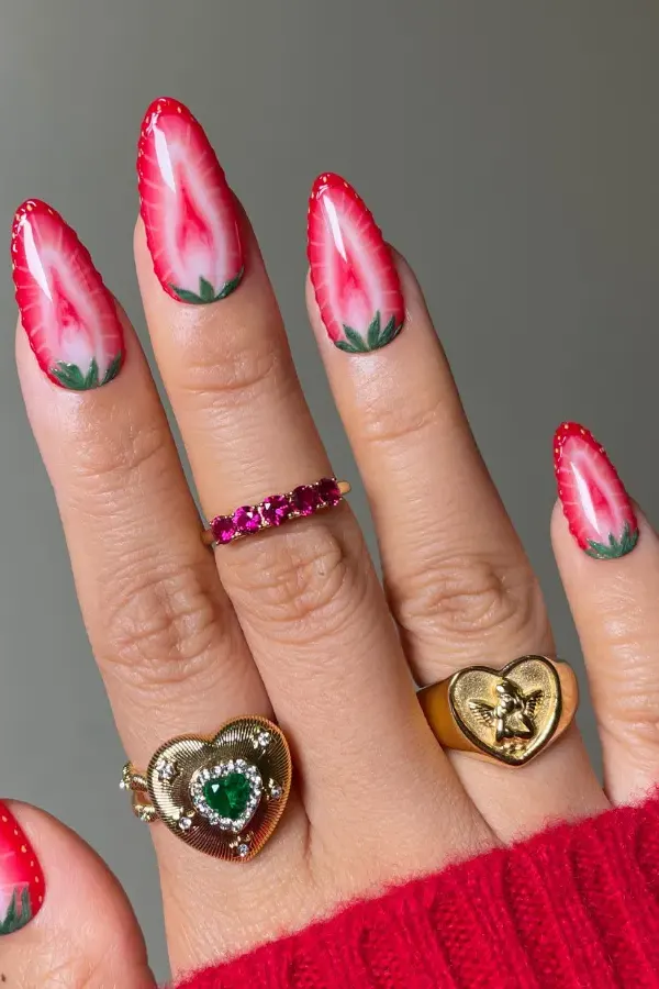 Hand-Painted Fruit Tips