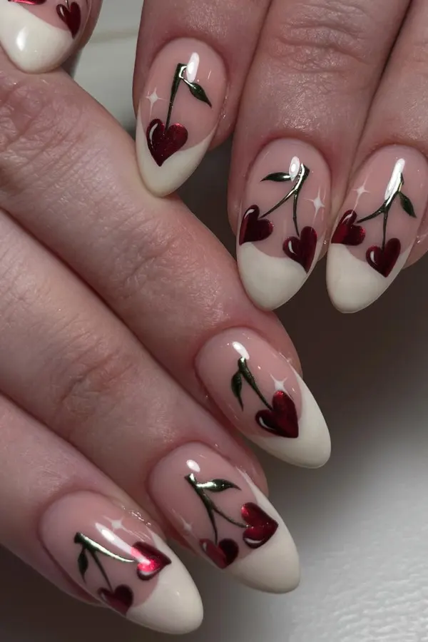 Hearty Fruit Nails Art
