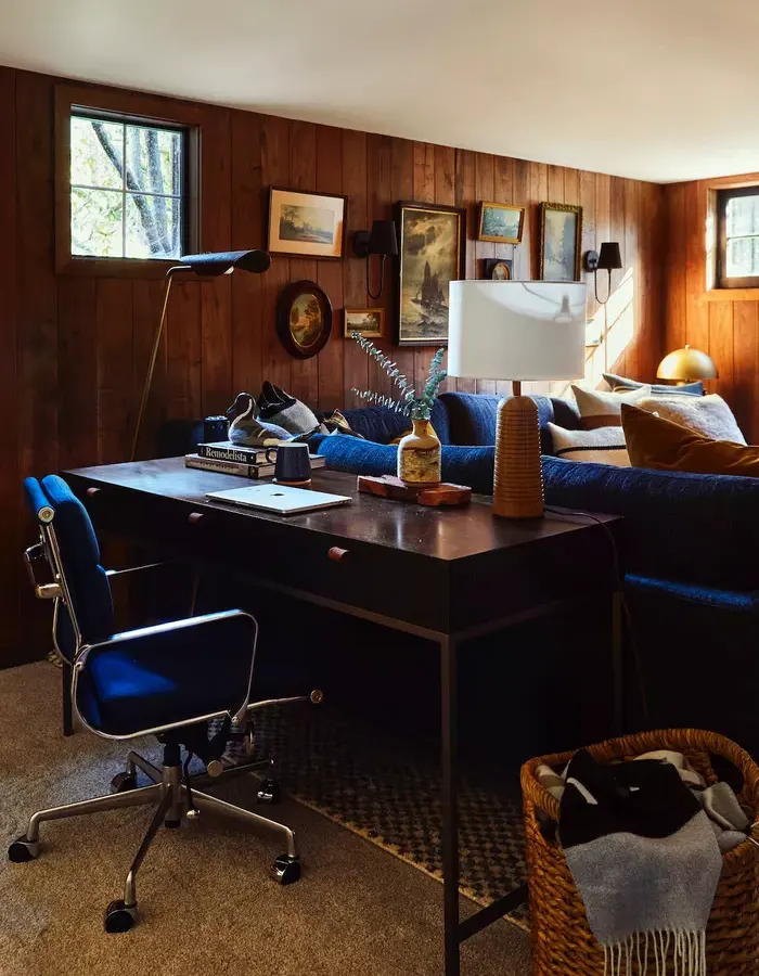 Hidden Desk Behind Sectional Sofa