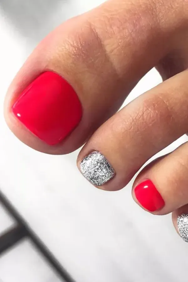 Holiday Red and Silver