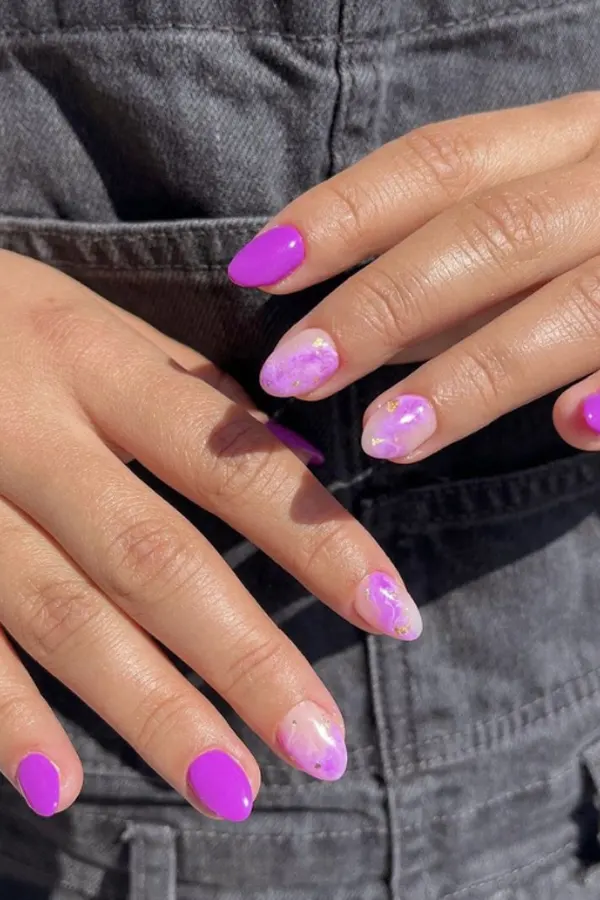 Lavender Haze Nails