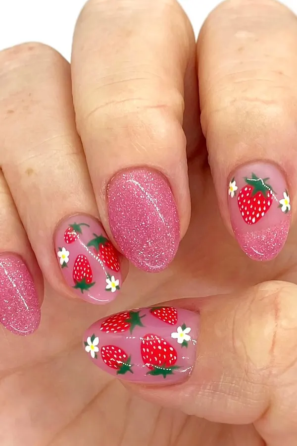 Lovely Valentines Day Nails Idea