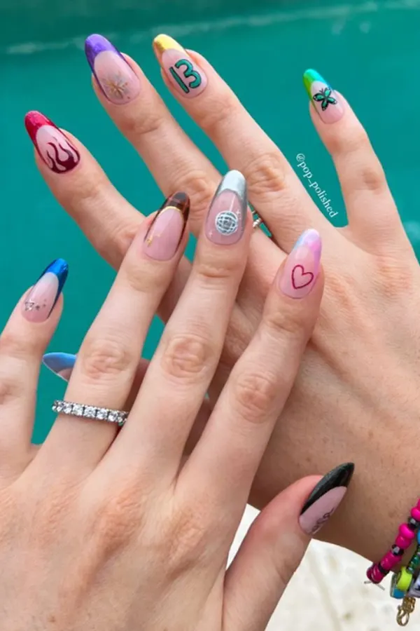 Lucky 13 Nails Design