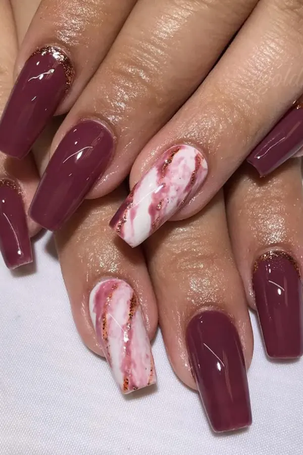 Marble and Gold Combo