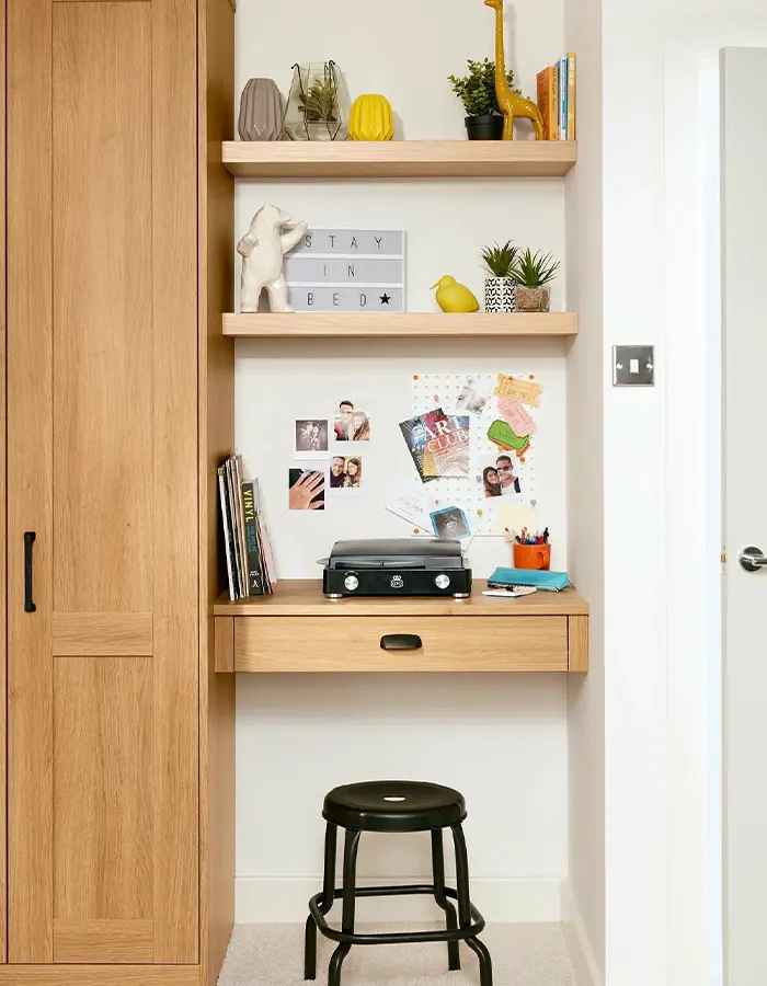 Minimalist Floating Desk for Small Spaces