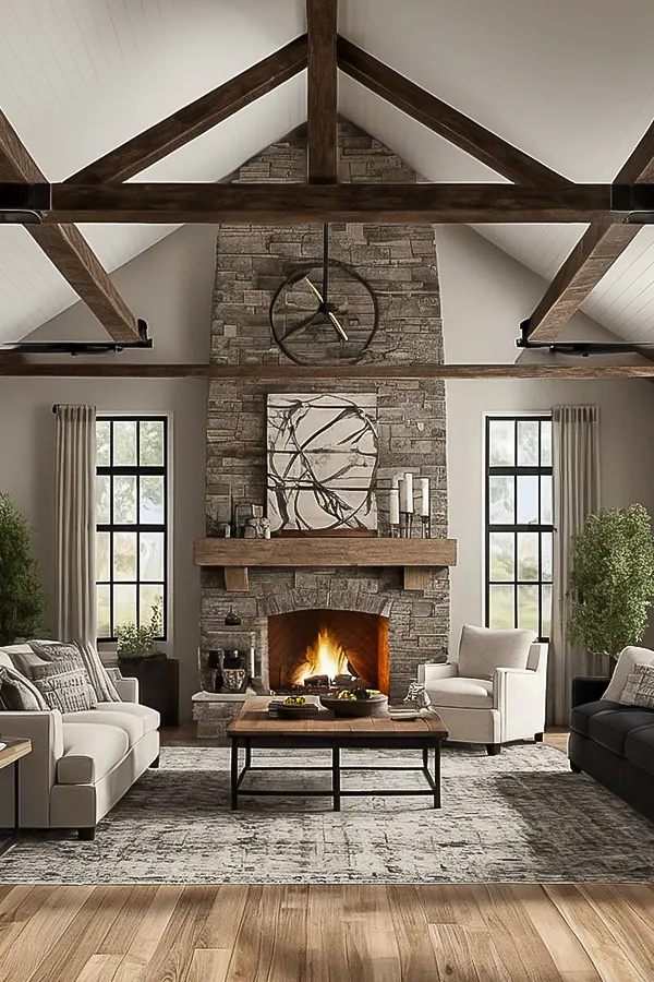 Modern Farmhouse Interior in Nepal
