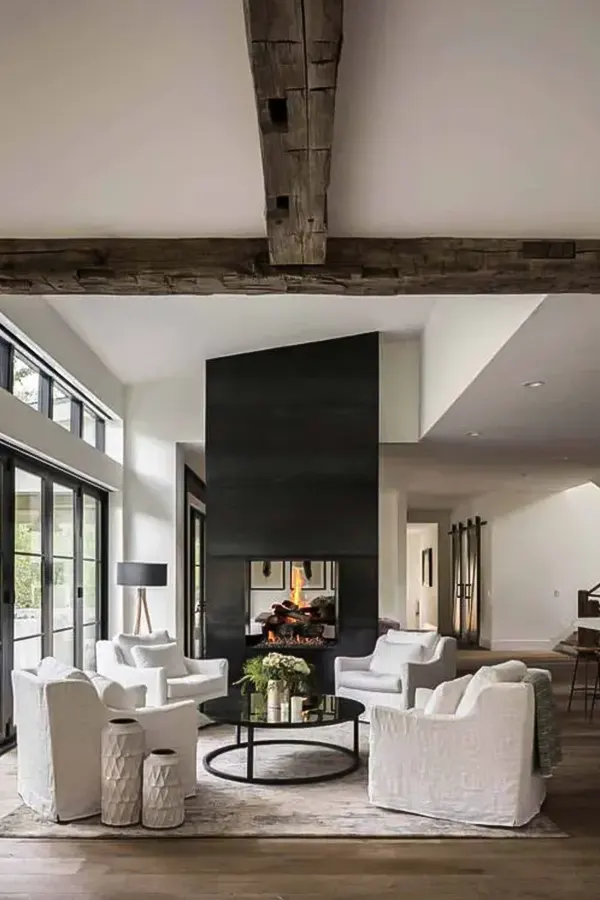 Modern Farmhouse with Rustic Warmth