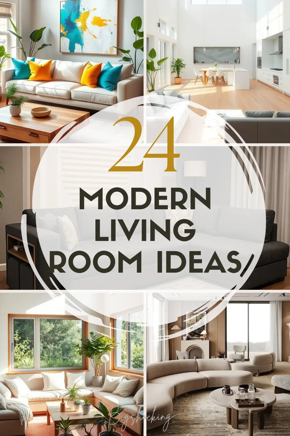 24 Modern Living Room Ideas for Stylish Families