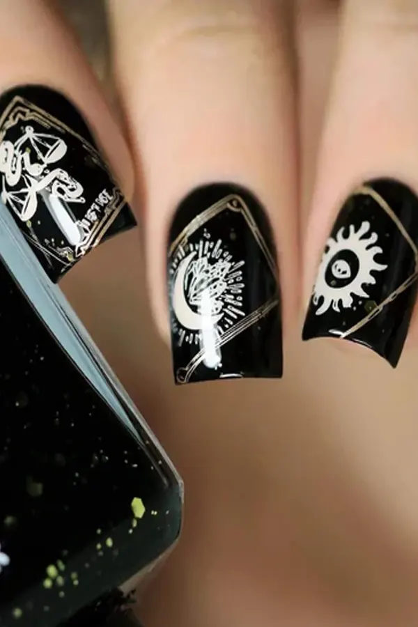 Mystical Tarot Card Nails