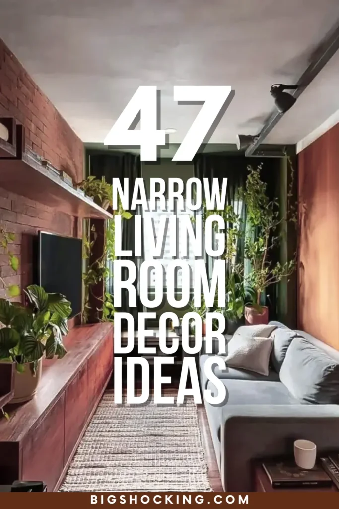 44 Narrow Living Room Decor Ideas That Maximize Space