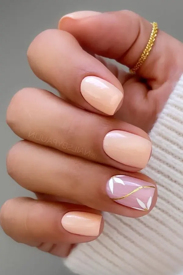 Peach and Chrome Daisies