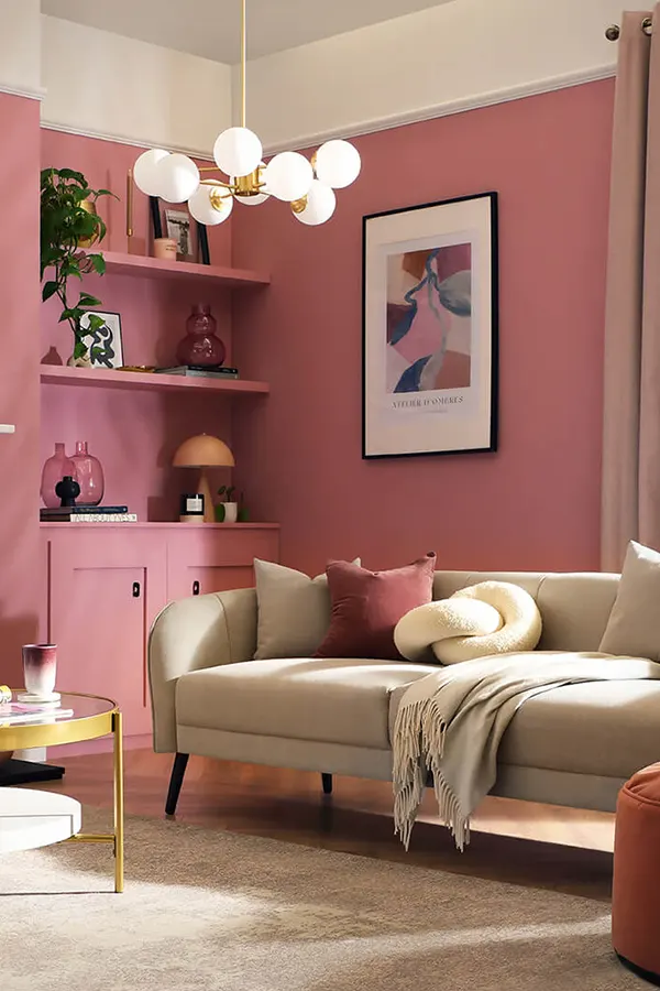 Pink Living Room