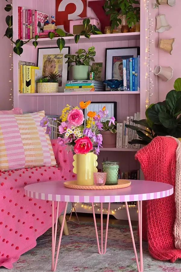 Playful Maximalist Living Room Style