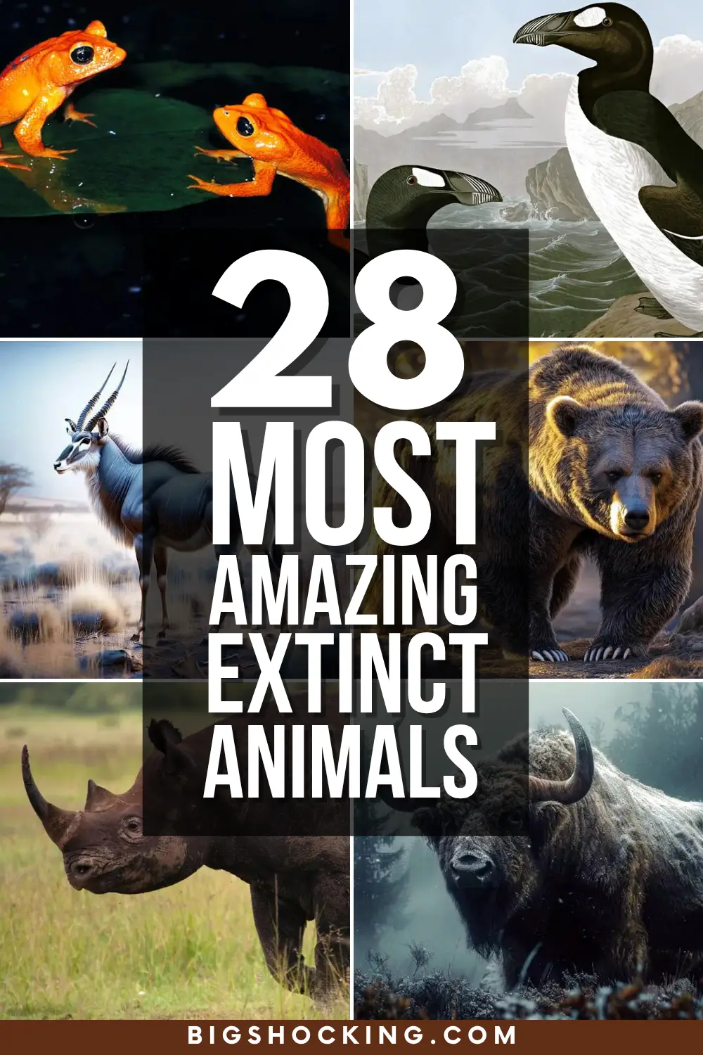 28 Most Amazing Extinct Animals
