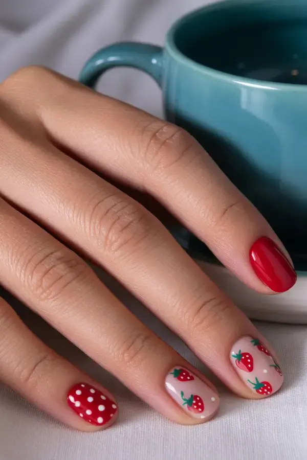 Retro-Inspired Red Tips