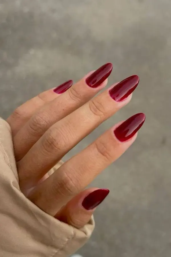 Rich Red Nails Art