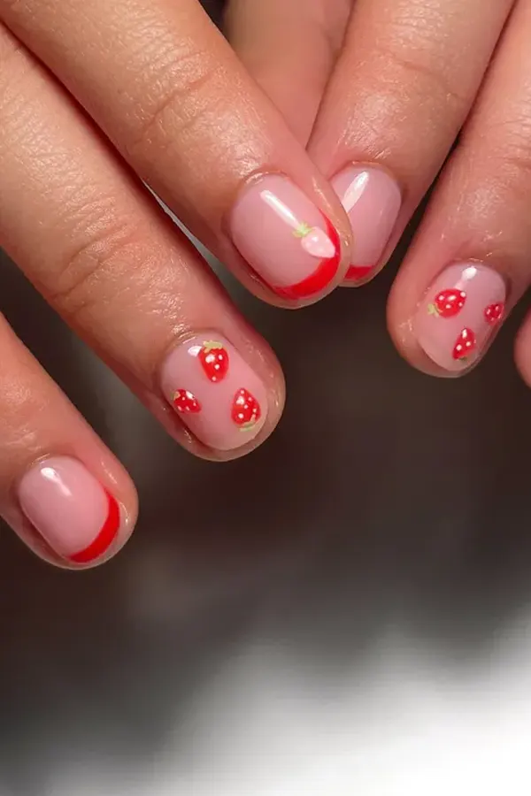 Short Red French with Berries