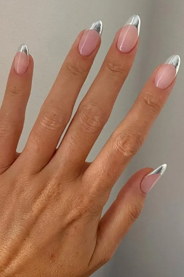 Silver French Shine Tips