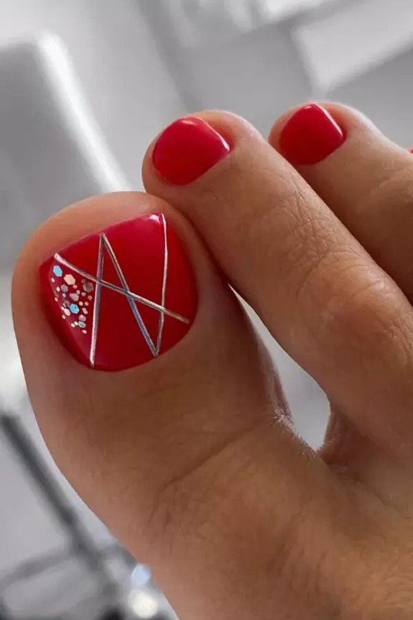 Silver Toe Details