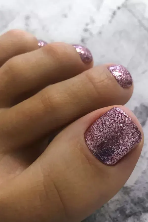 Sparkling Pink Toes
