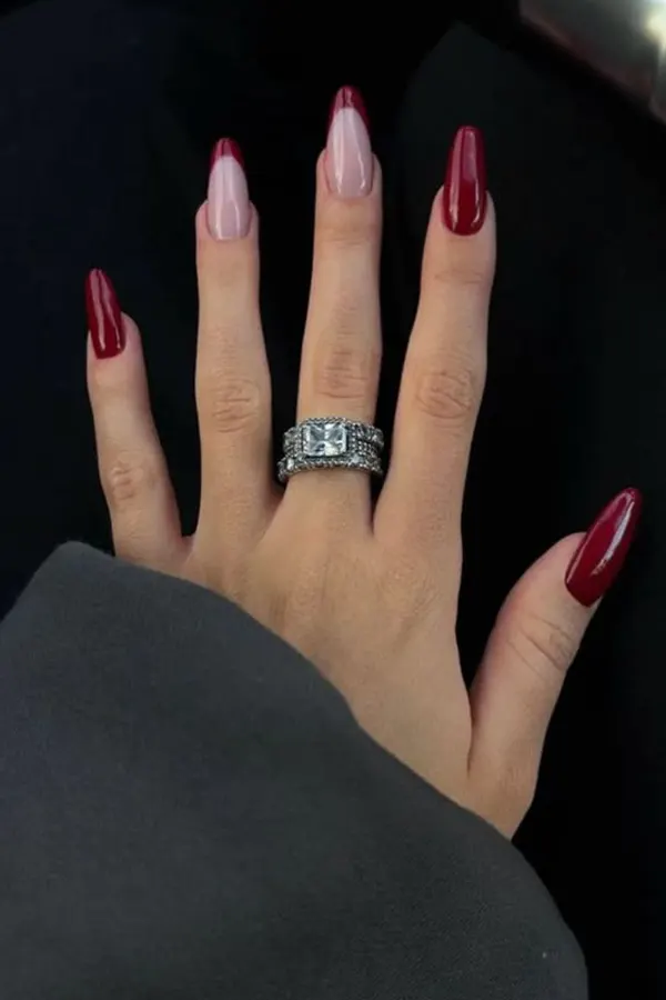 Statement Glossy French Tip