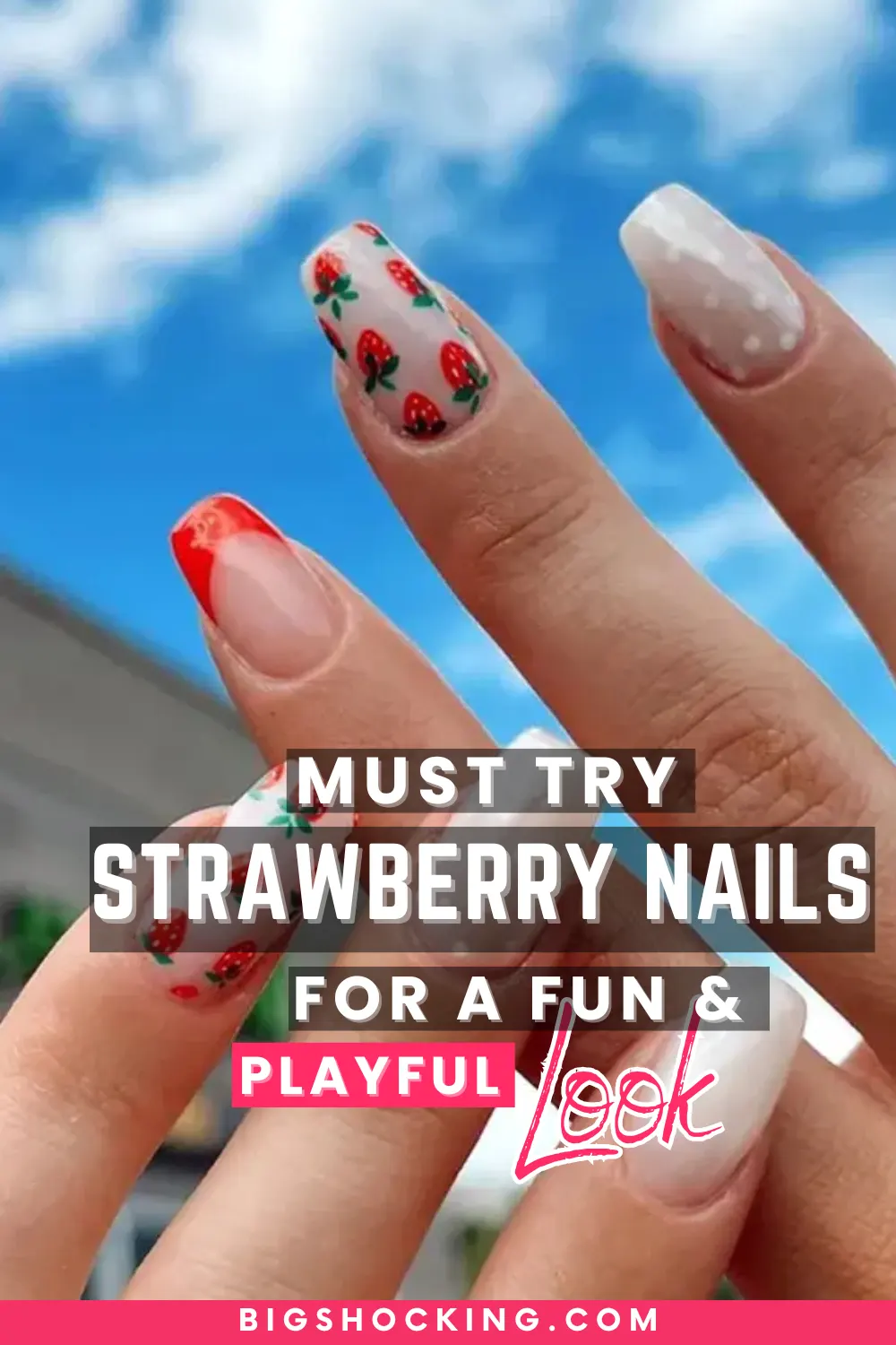 Strawberry Nails Design That Are Playful, Cute & Easy to Copy Nail Art Inspo