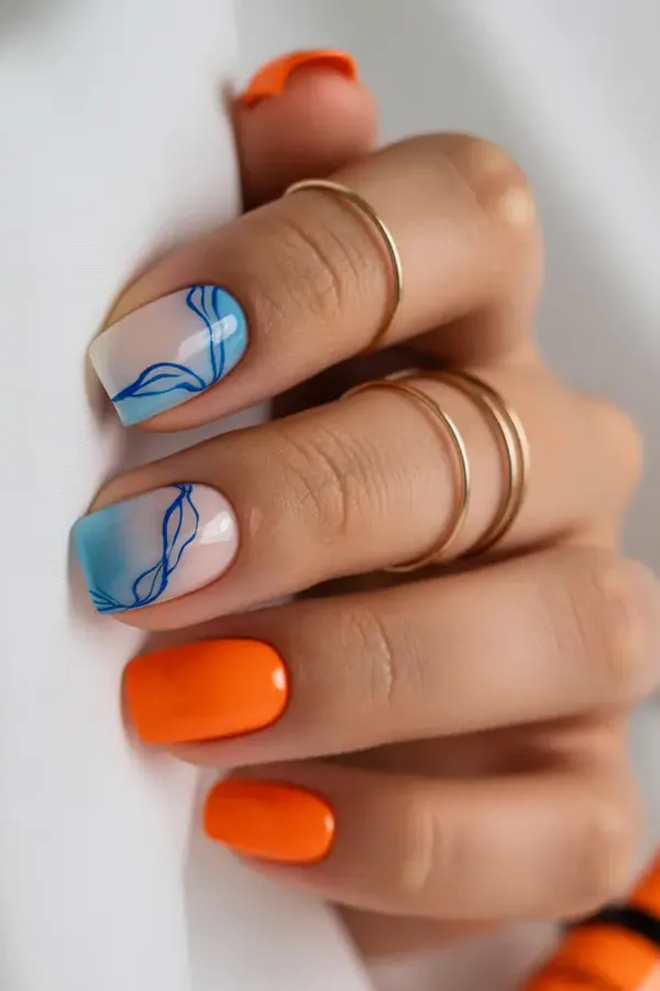 Tangerine Meets Blue
