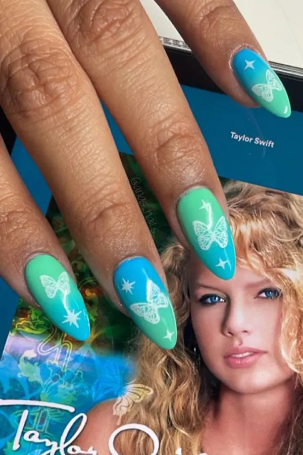 Taylor Swift Debut Album Nails