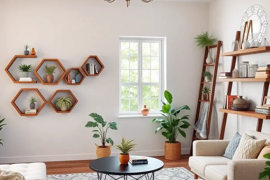 Unique Shelves for Creative Displays