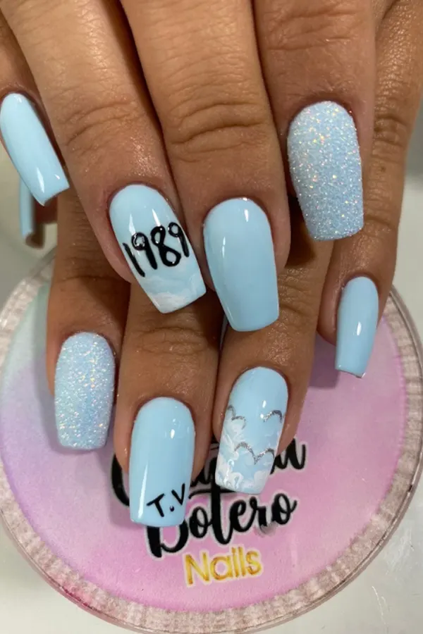 Vintage 1989 Cloud Nails