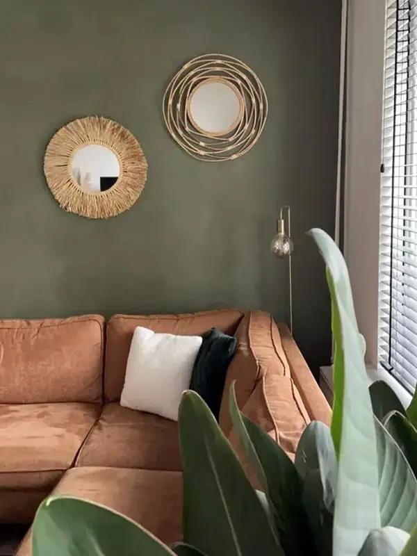 Warm Contrast With Sage And Beige