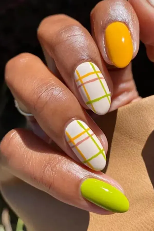 Warm Plaid Fingertips