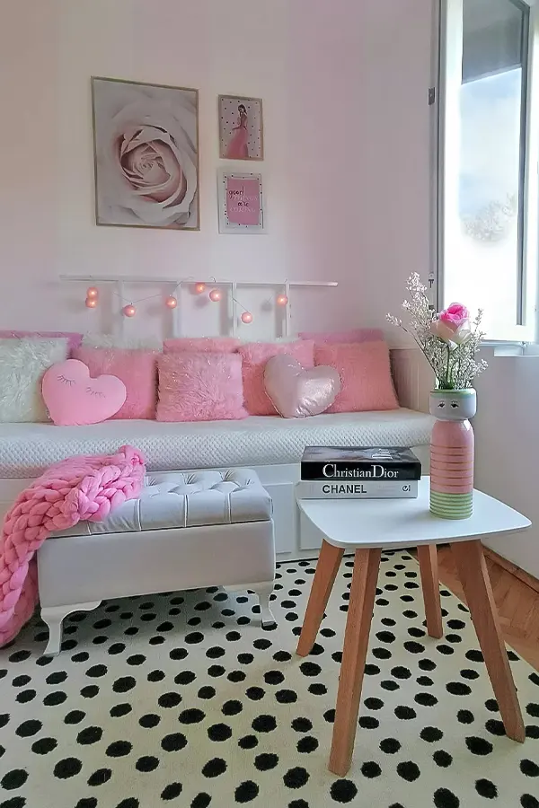 Whimsical and Feminine Pink Retreat