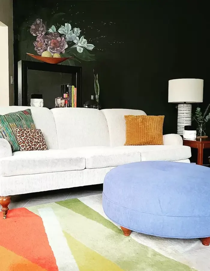 Bold Vintage Style with a 70s Rug