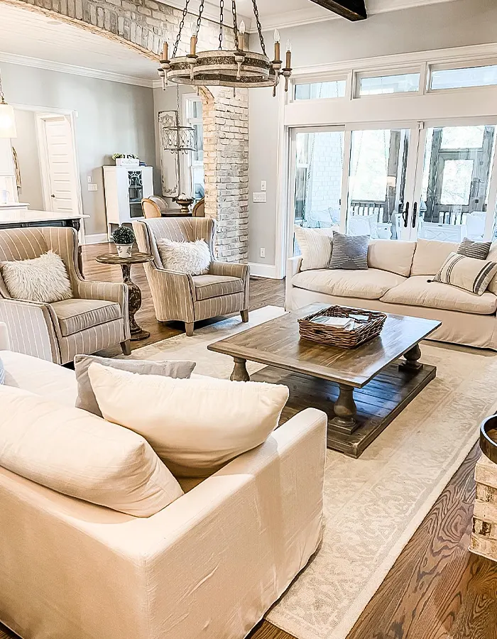 Bright White Living Room Refresh