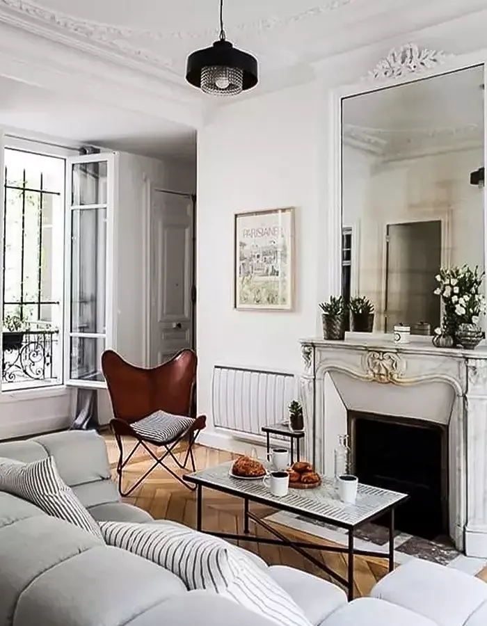 Chic French Style in Small Space