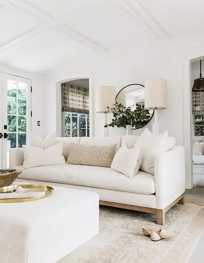 Cool White Style With Soft Glow