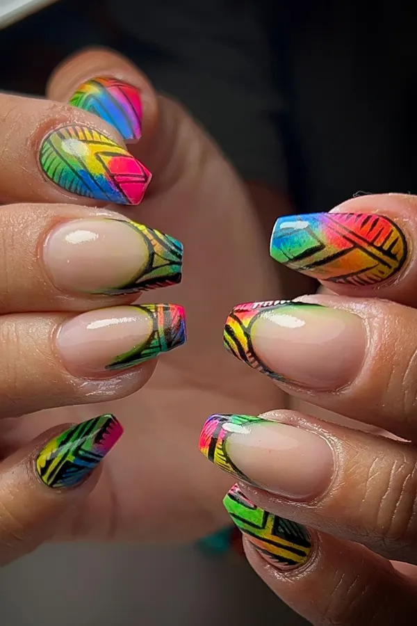 Electrifying Nails Art