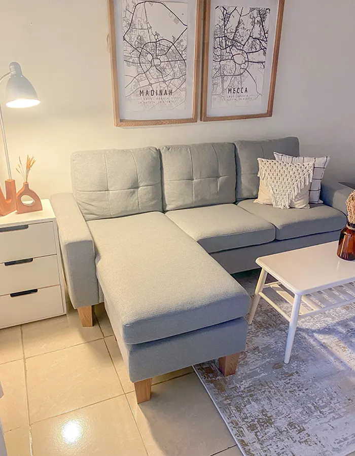 Minimalist White Living Room
