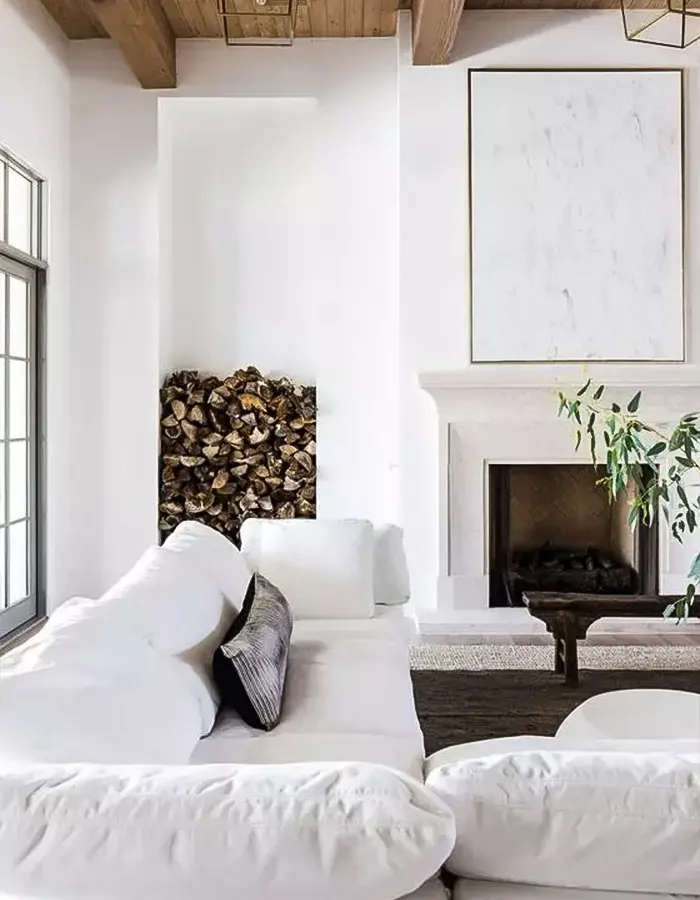 Modern Farmhouse With Cozy Whites