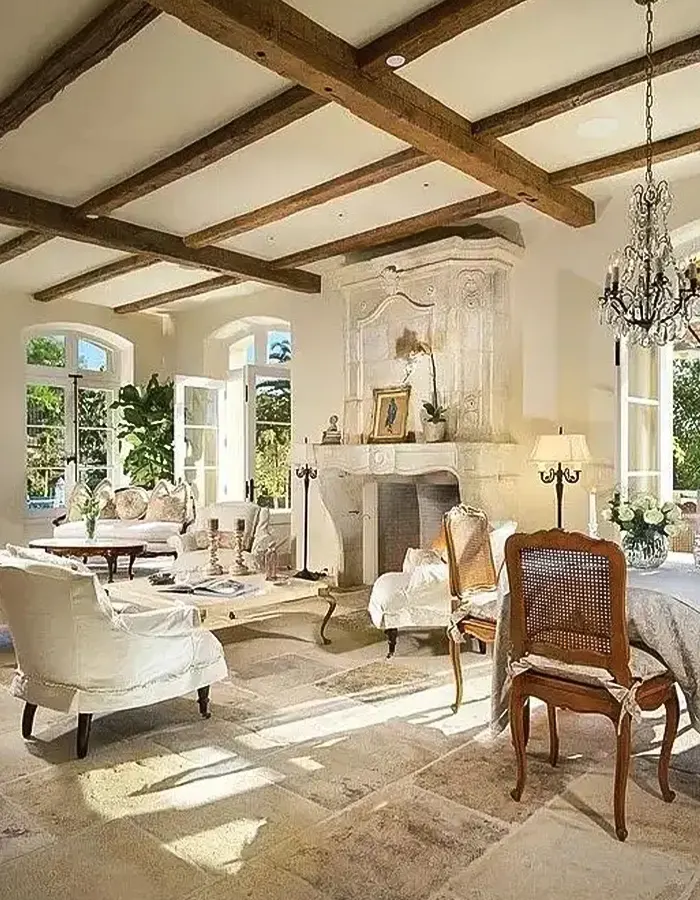 Neutral Chic Living Room with Elegant Details