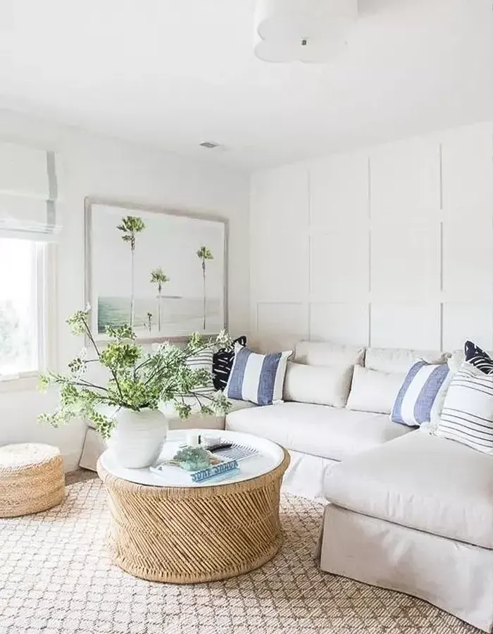Neutral Coastal Calm With White Accents