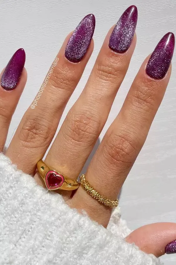 Try Velvet Nails in Deep Tones for Winter Glam
