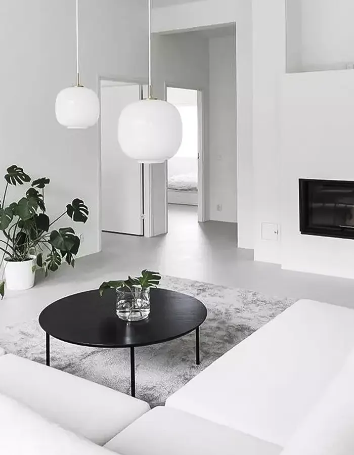 Ultra-Minimal Style in Crisp White