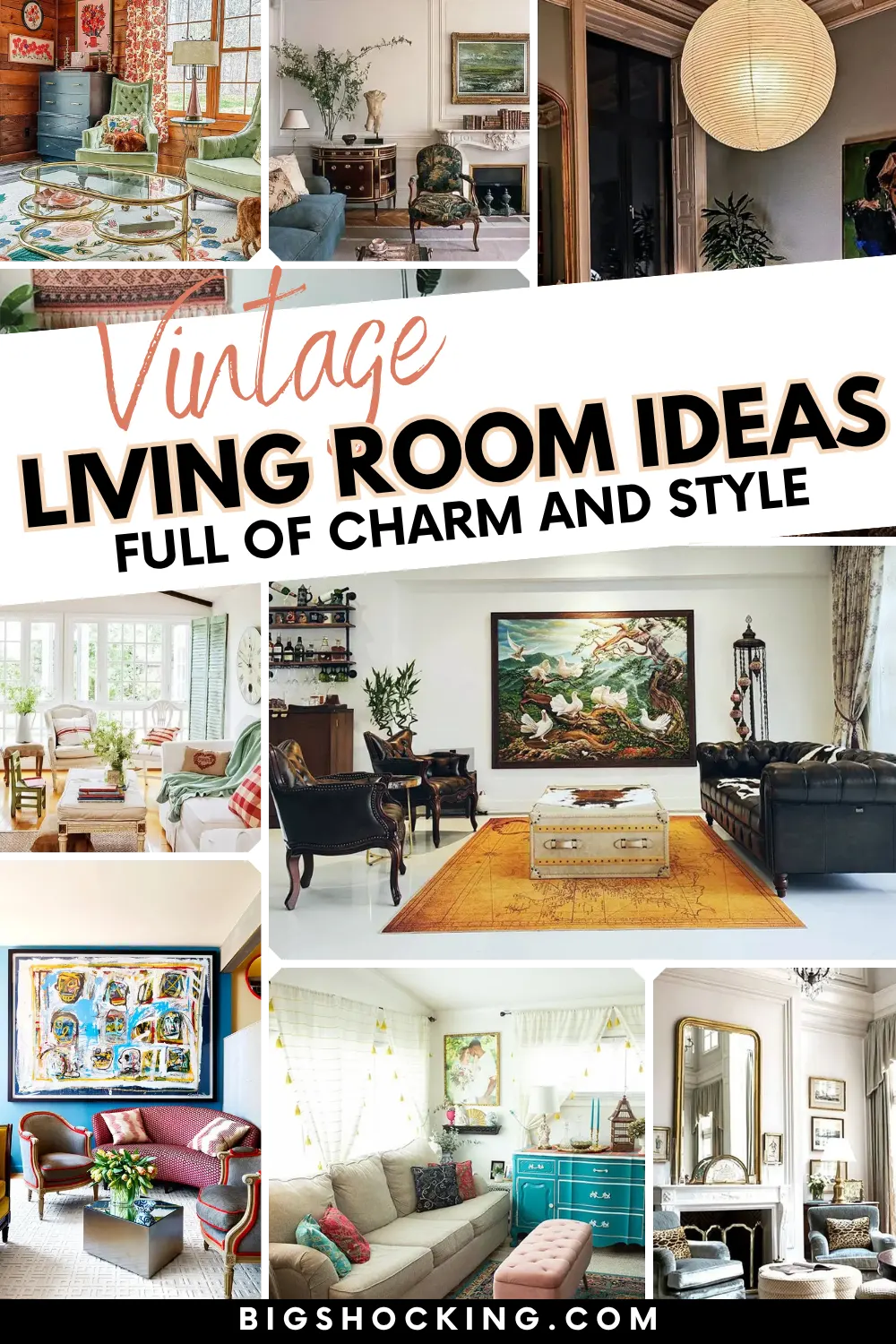 46 Vintage Living Room Ideas Full of Charm and Style