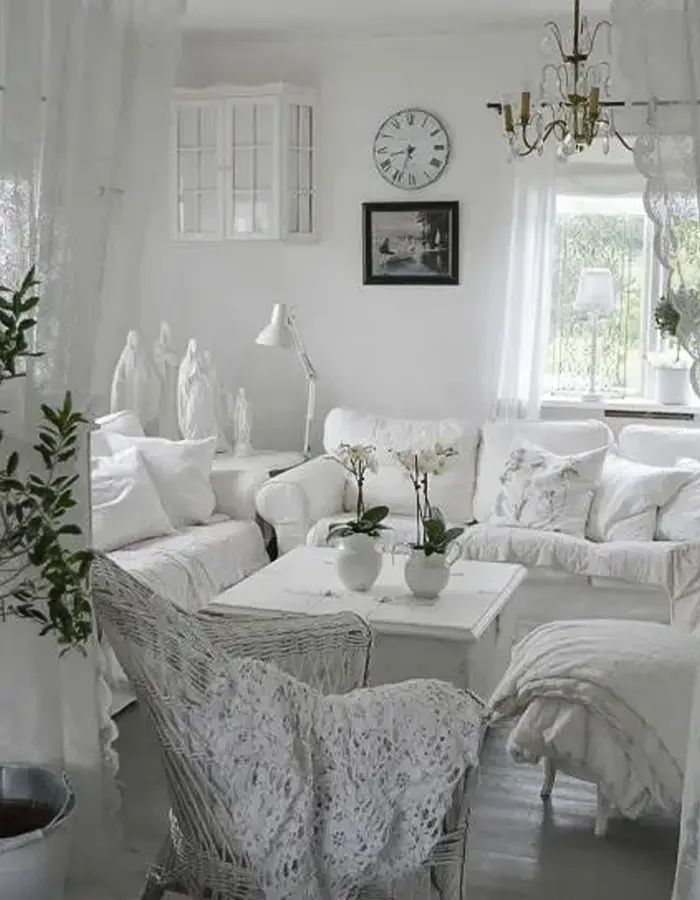 Vintage White Charm With Chic Details